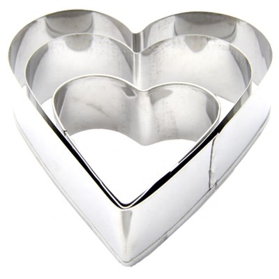 Home DIY cookie mould stainless steel love heart shape cookie cutter