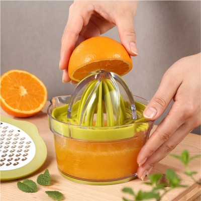 Multi-functional fruit lemon juicer press /manual orange lemon lime Juice Squeezer With bowl